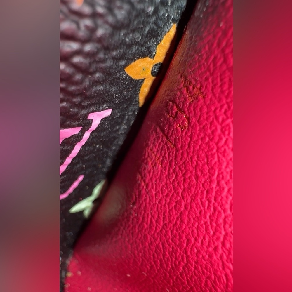 Authentic Louis Vuitton Monogram Multicolor Porte Feuille Sala Wallet M60668 - Picture 13 of 13